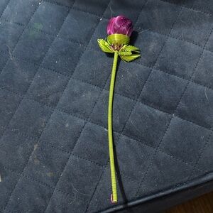 Wire Art Rose with Green Stem